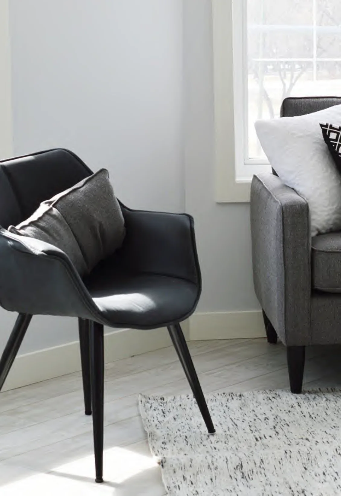 Modern interior with lounge furniture